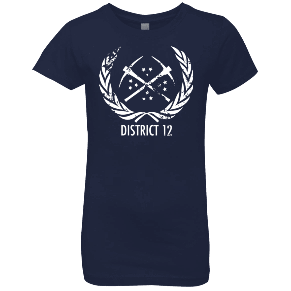 T-Shirts Midnight Navy / YXS District 12 Girls Premium T-Shirt