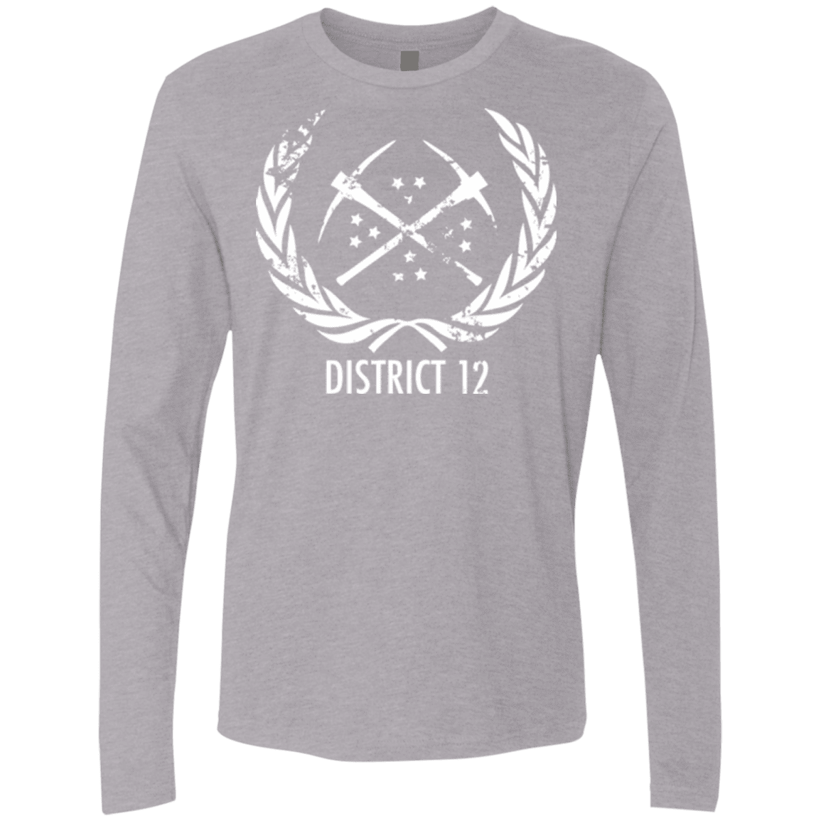 T-Shirts Heather Grey / Small District 12 Men's Premium Long Sleeve