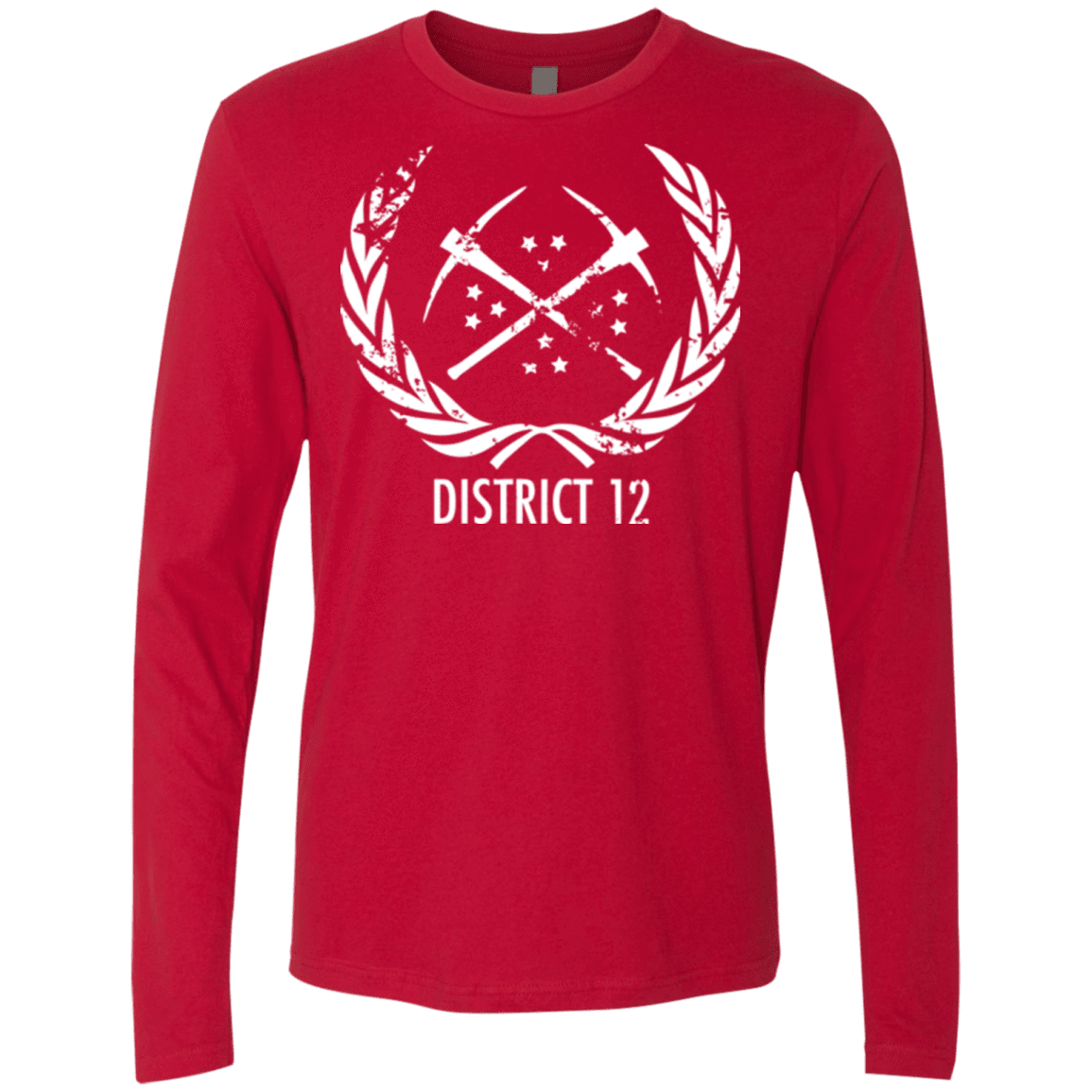 T-Shirts Red / Small District 12 Men's Premium Long Sleeve