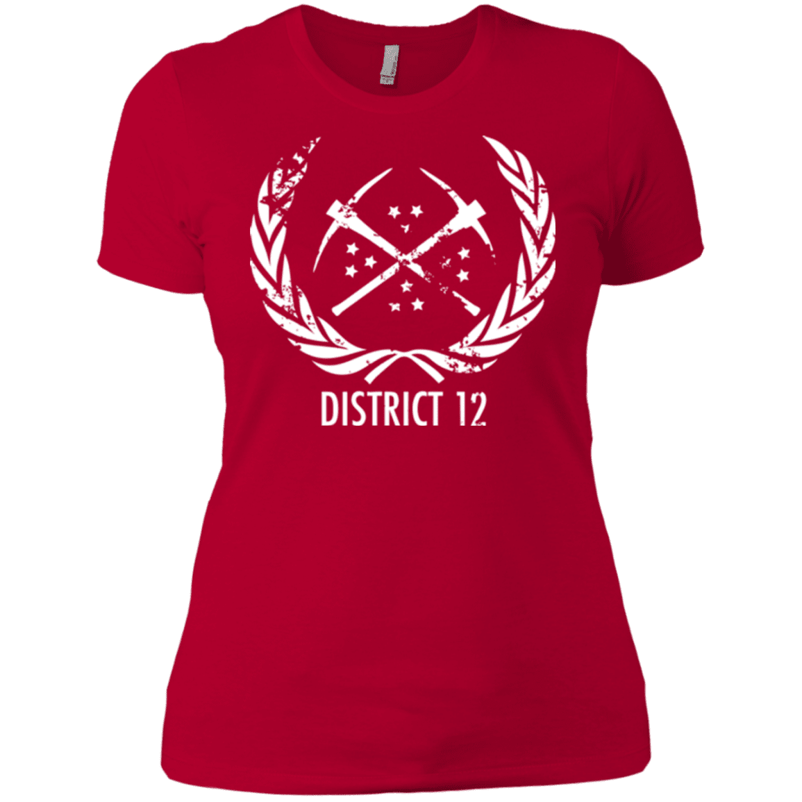 T-Shirts Red / X-Small District 12 Women's Premium T-Shirt
