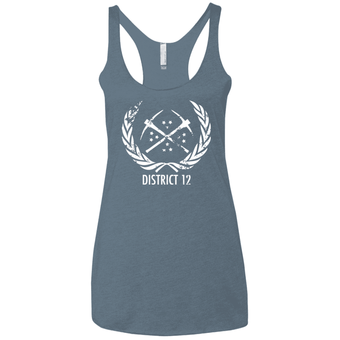 T-Shirts Indigo / X-Small District 12 Women's Triblend Racerback Tank