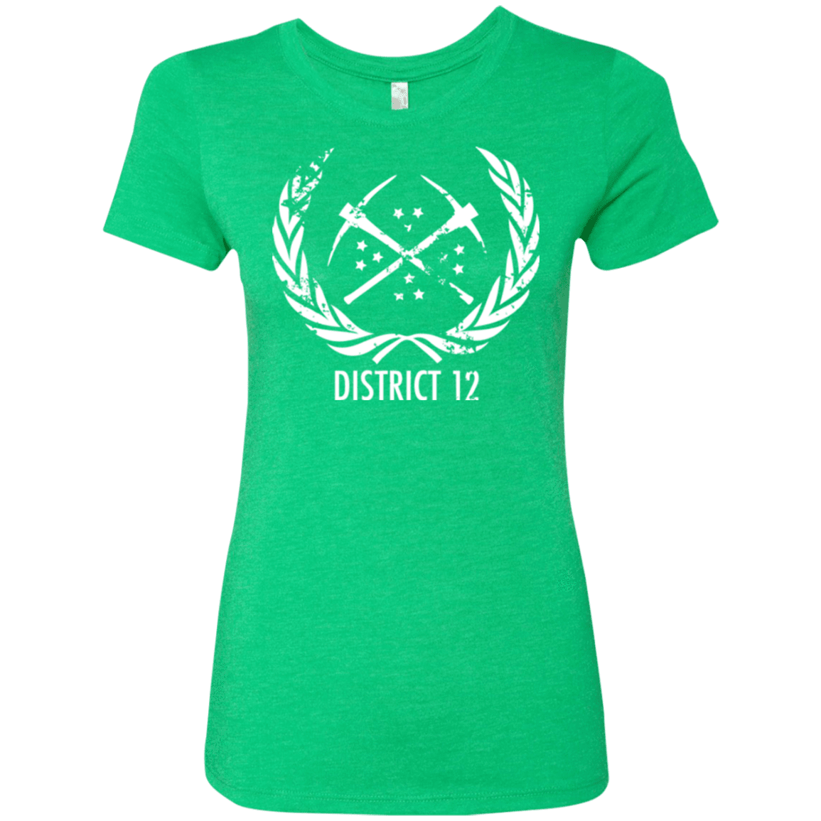 T-Shirts Envy / Small District 12 Women's Triblend T-Shirt