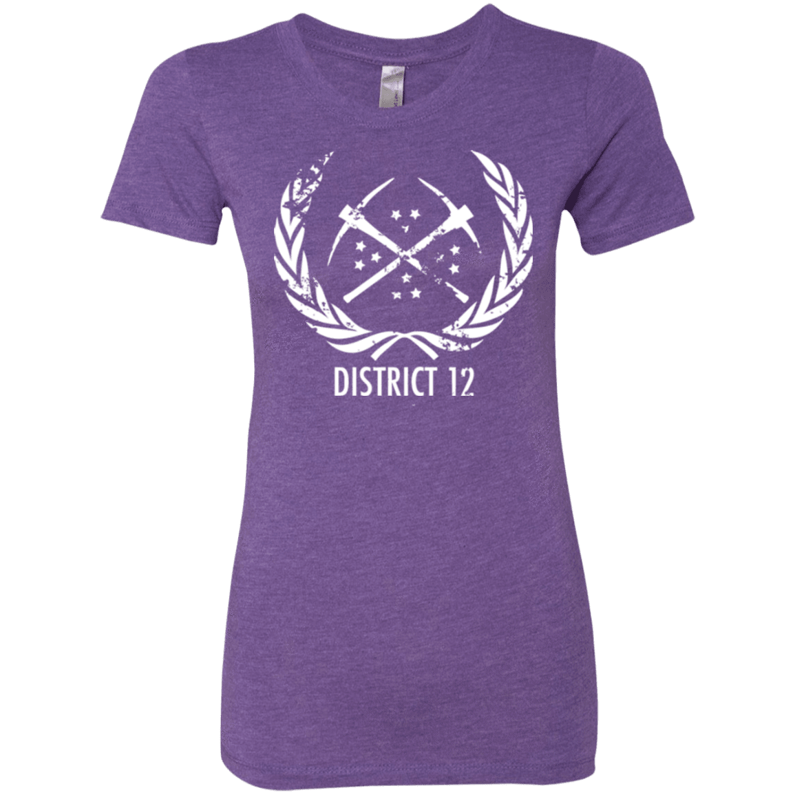 T-Shirts Purple Rush / Small District 12 Women's Triblend T-Shirt