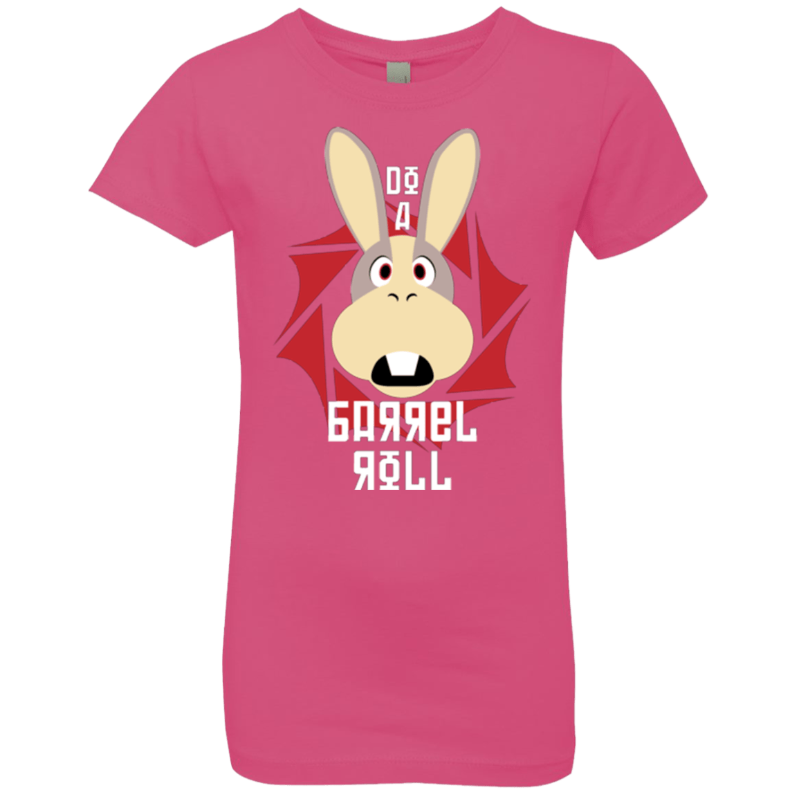 T-Shirts Hot Pink / YXS Do A Barrel Roll Girls Premium T-Shirt