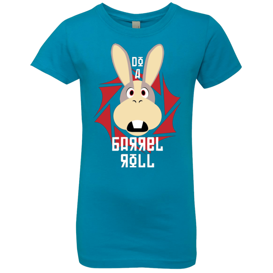 T-Shirts Turquoise / YXS Do A Barrel Roll Girls Premium T-Shirt