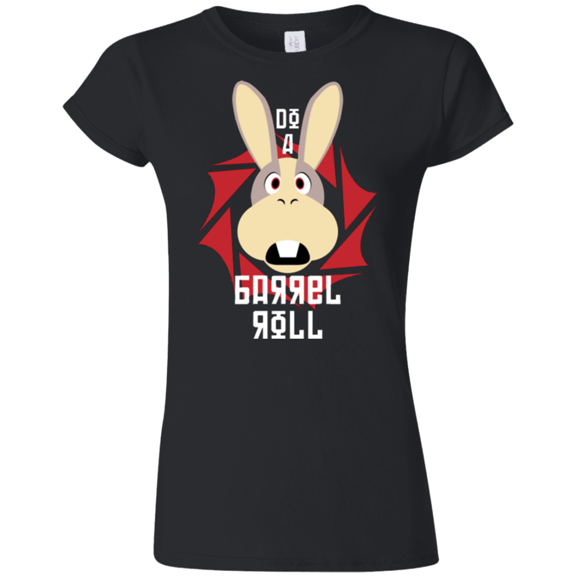T-Shirts Black / S Do A Barrel Roll Junior Slimmer-Fit T-Shirt