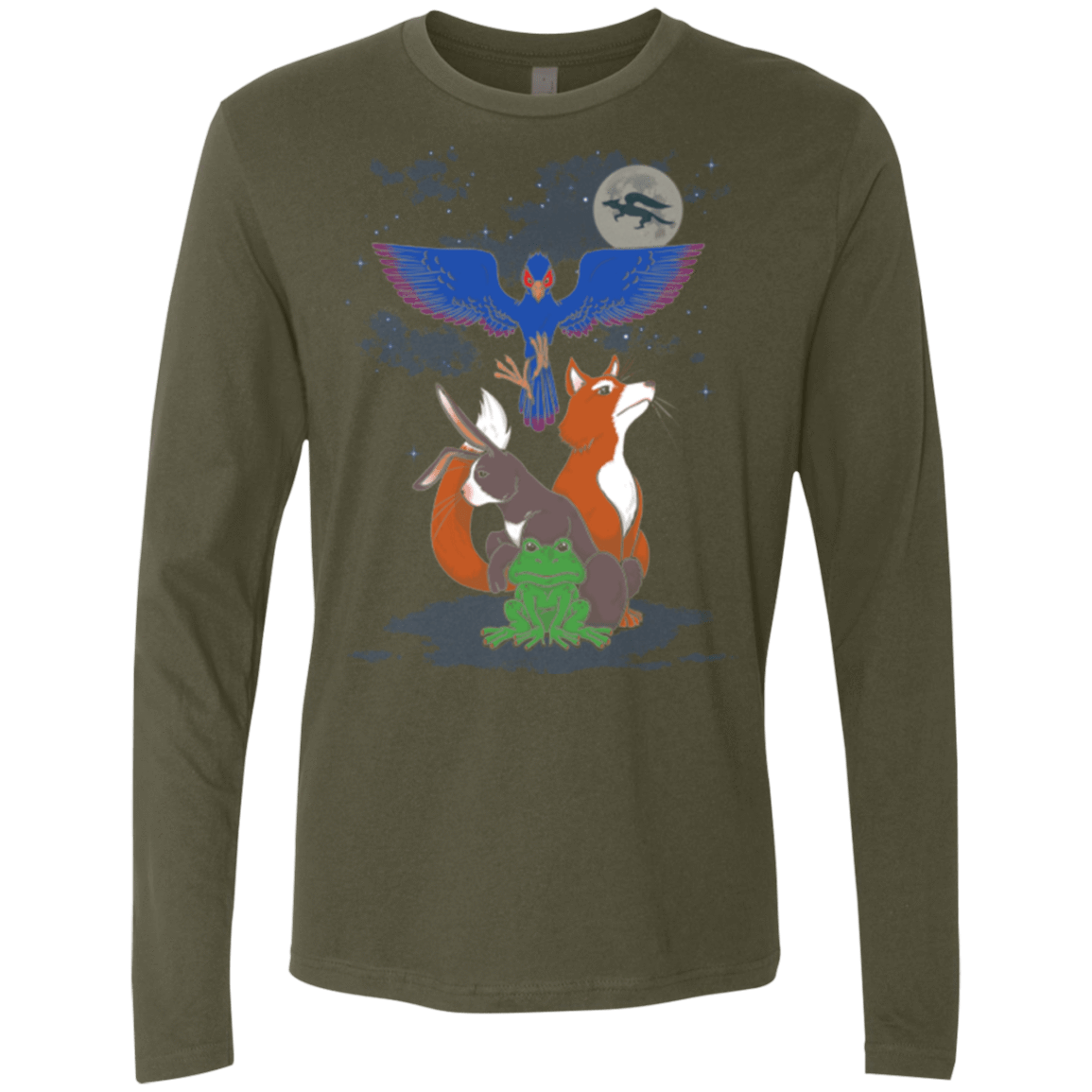 T-Shirts Military Green / Small Do a barrel roll Men's Premium Long Sleeve