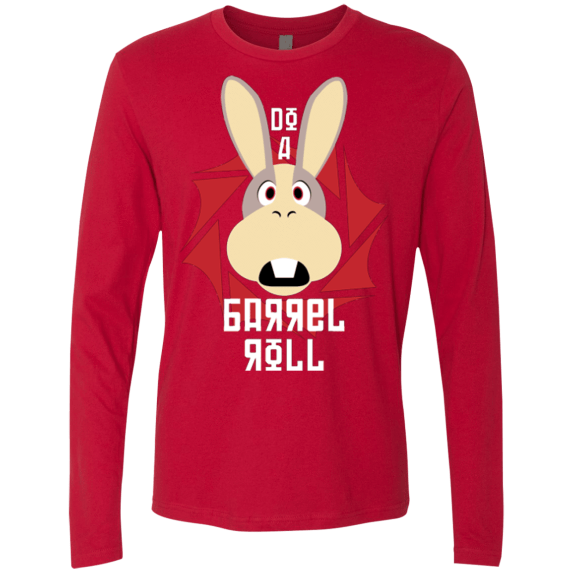 T-Shirts Red / S Do A Barrel Roll Men's Premium Long Sleeve