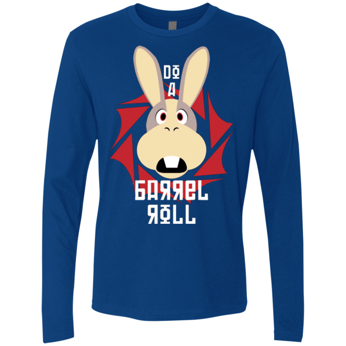 T-Shirts Royal / S Do A Barrel Roll Men's Premium Long Sleeve