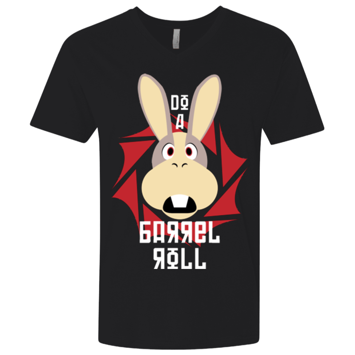 T-Shirts Black / X-Small Do A Barrel Roll Men's Premium V-Neck