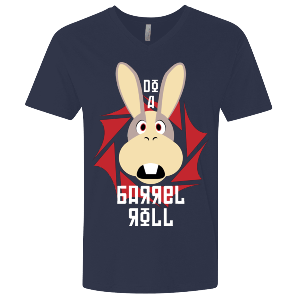T-Shirts Midnight Navy / X-Small Do A Barrel Roll Men's Premium V-Neck