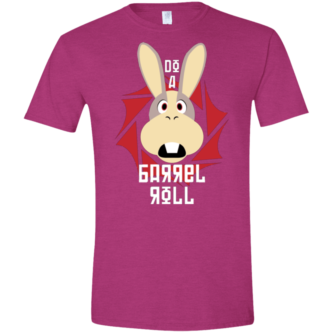 T-Shirts Antique Heliconia / S Do A Barrel Roll Men's Semi-Fitted Softstyle