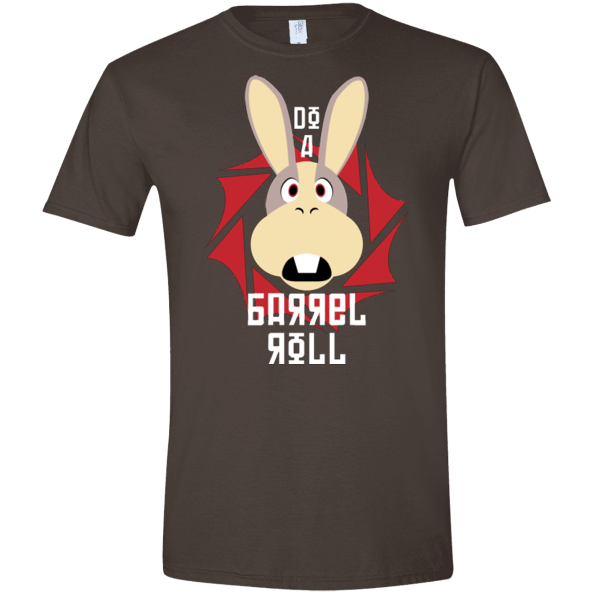T-Shirts Dark Chocolate / S Do A Barrel Roll Men's Semi-Fitted Softstyle