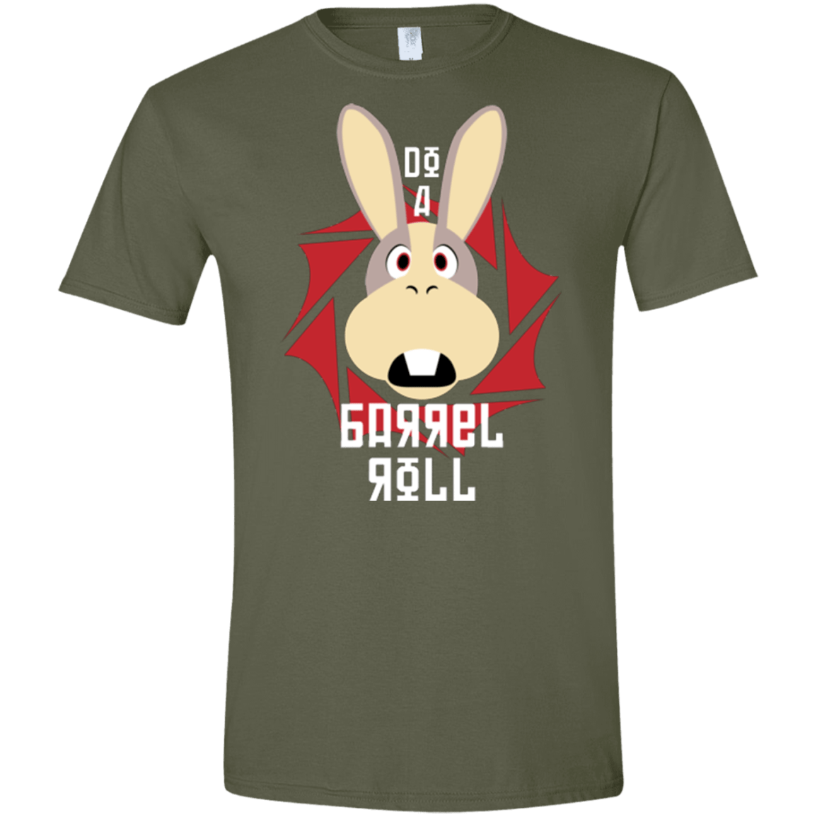 T-Shirts Military Green / S Do A Barrel Roll Men's Semi-Fitted Softstyle