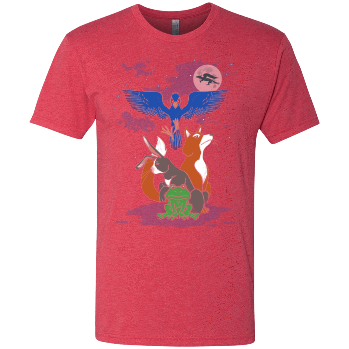 T-Shirts Vintage Red / Small Do a barrel roll Men's Triblend T-Shirt