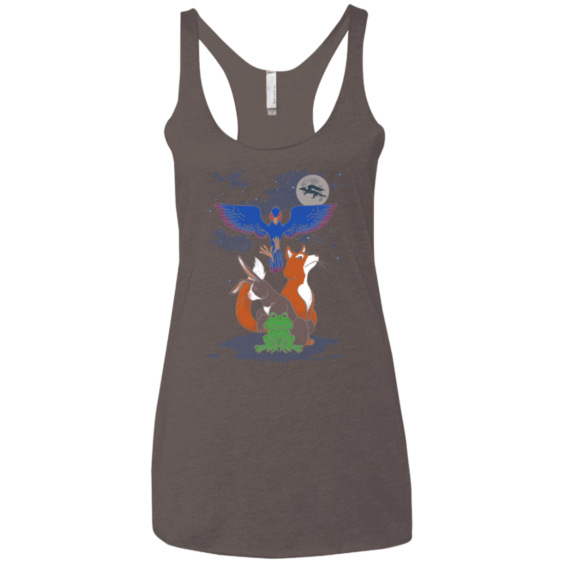 T-Shirts Macchiato / X-Small Do a barrel roll Women's Triblend Racerback Tank