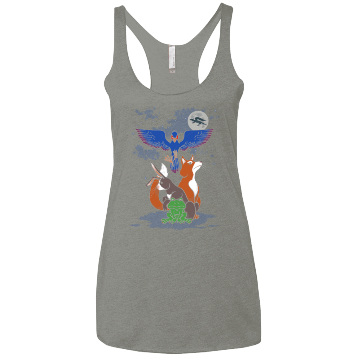 T-Shirts Venetian Grey / X-Small Do a barrel roll Women's Triblend Racerback Tank