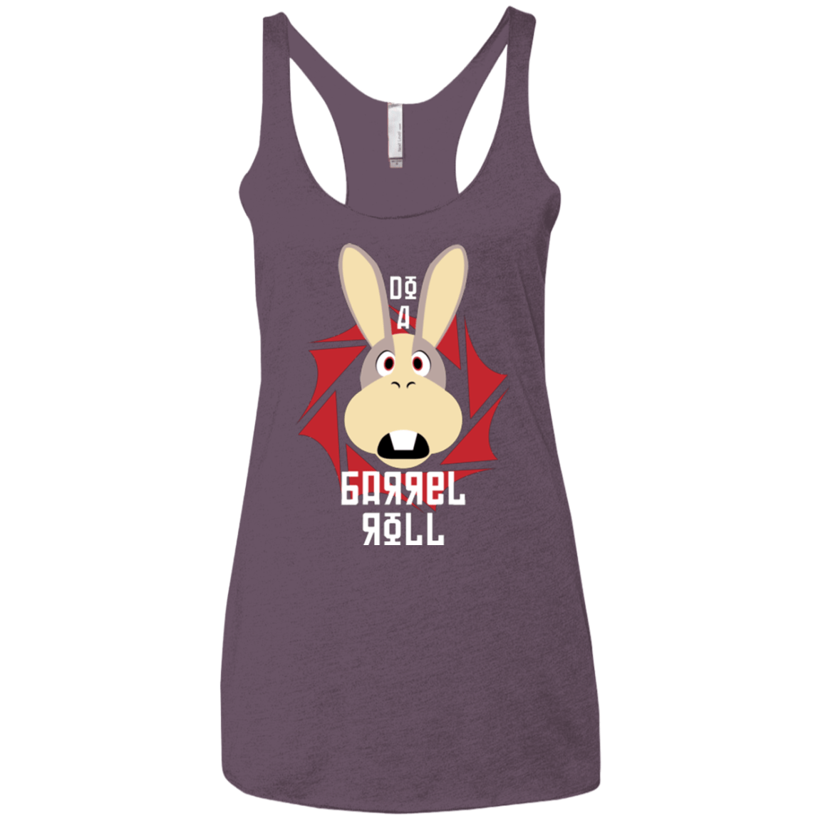 T-Shirts Vintage Purple / X-Small Do A Barrel Roll Women's Triblend Racerback Tank