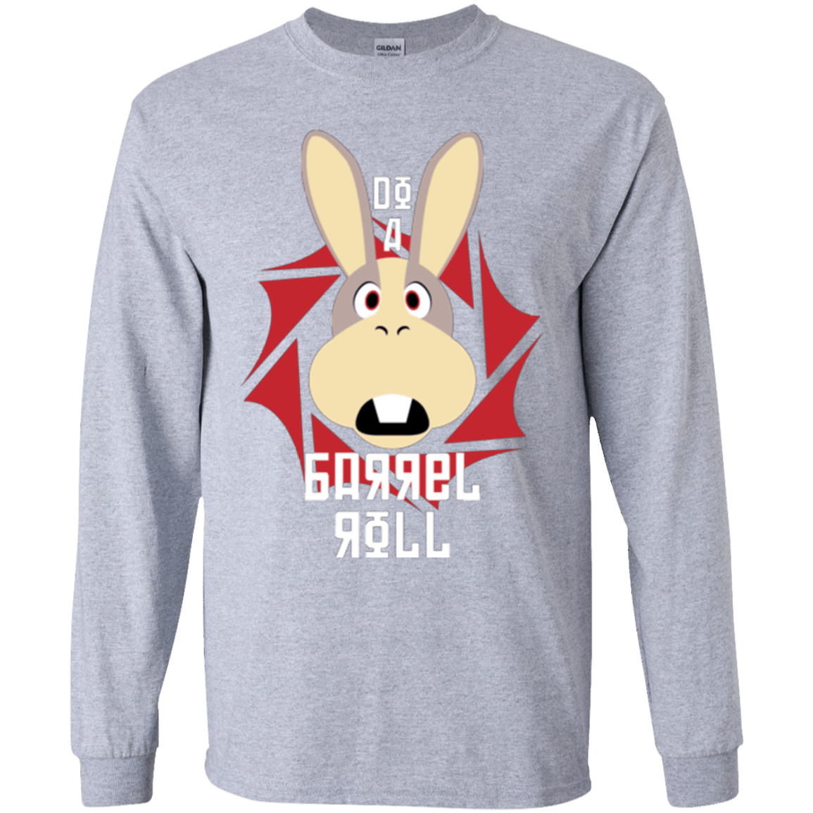 T-Shirts Sport Grey / YS Do A Barrel Roll Youth Long Sleeve T-Shirt