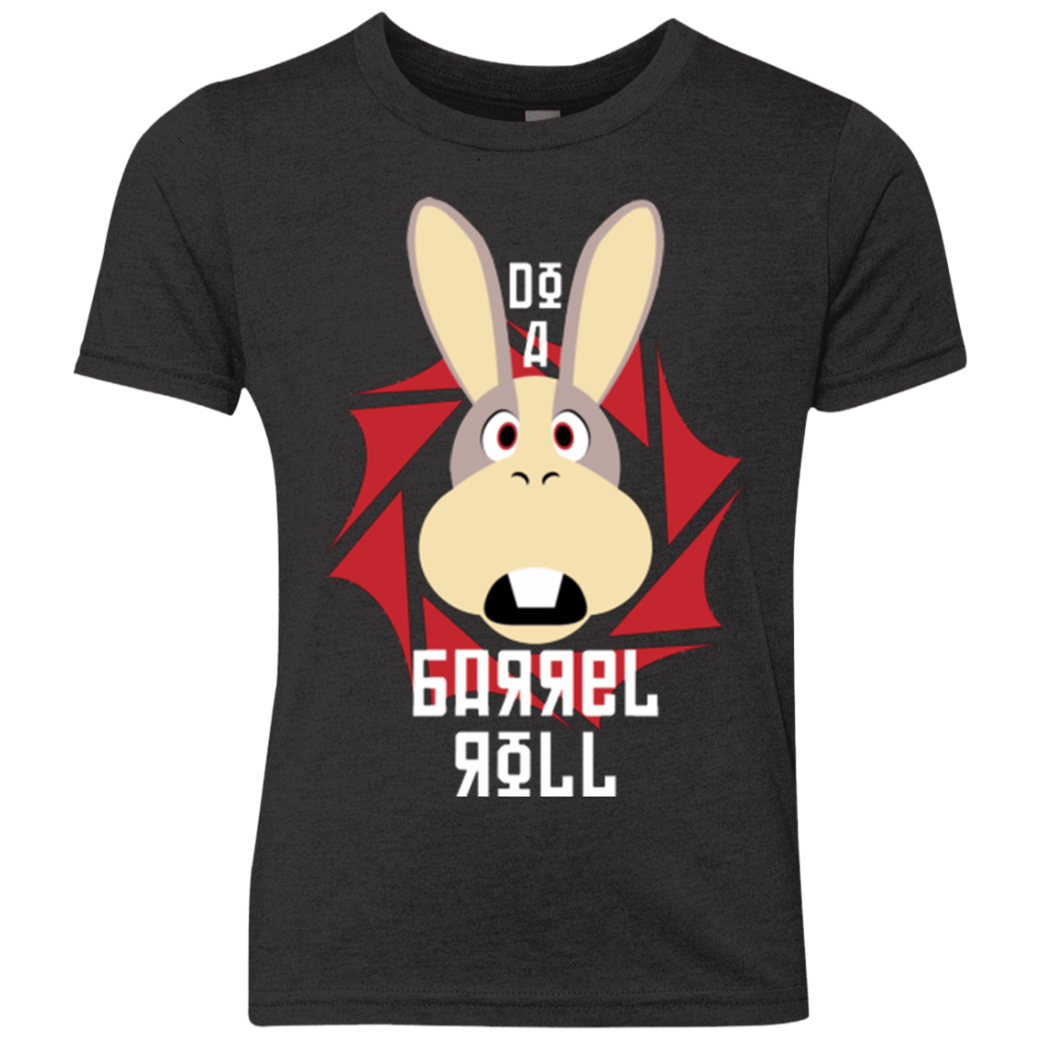 T-Shirts Vintage Black / YXS Do A Barrel Roll Youth Triblend T-Shirt