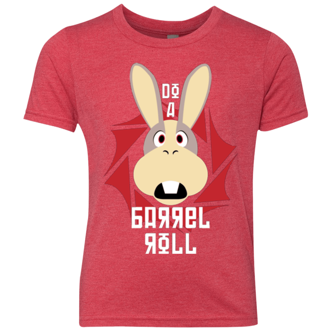 T-Shirts Vintage Red / YXS Do A Barrel Roll Youth Triblend T-Shirt