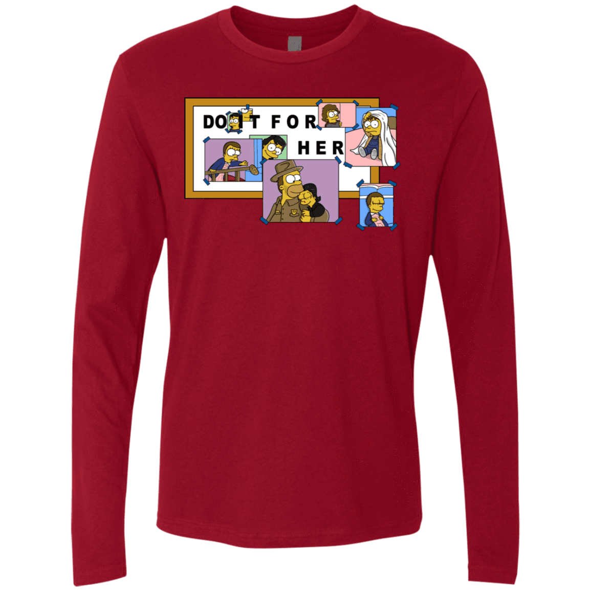 T-Shirts Cardinal / S Do it for Eleven Men's Premium Long Sleeve