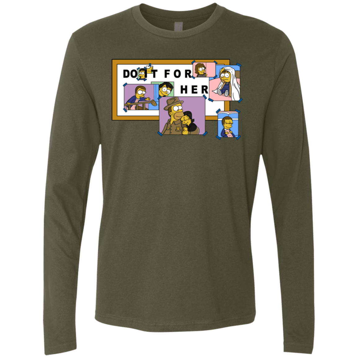 T-Shirts Military Green / S Do it for Eleven Men's Premium Long Sleeve