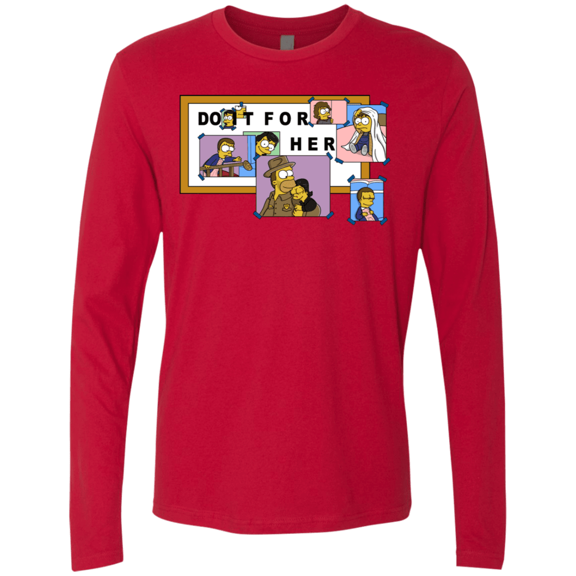 T-Shirts Red / S Do it for Eleven Men's Premium Long Sleeve