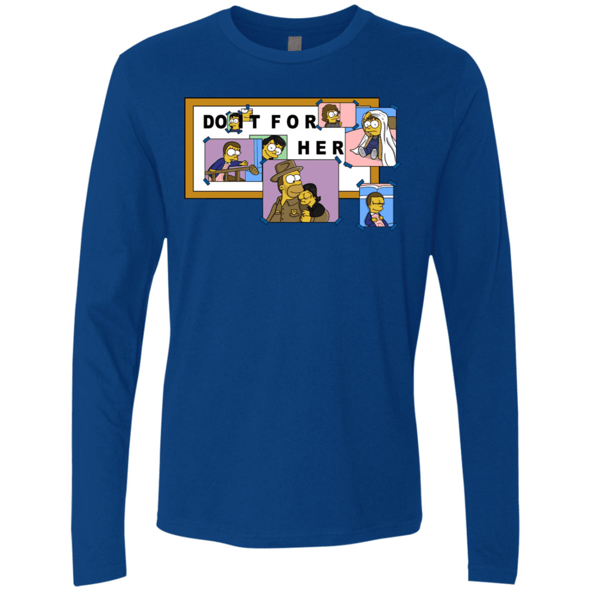 T-Shirts Royal / S Do it for Eleven Men's Premium Long Sleeve