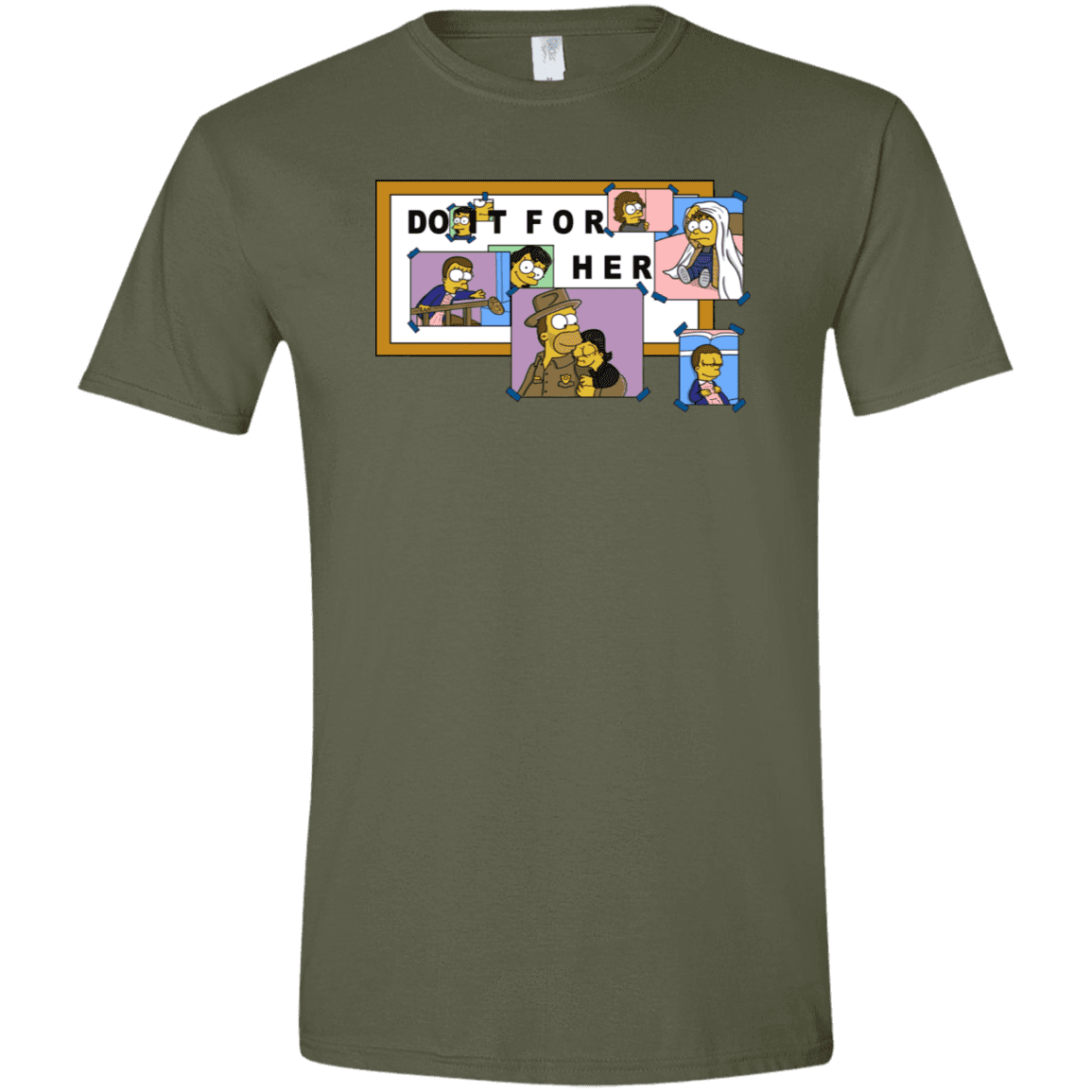 T-Shirts Military Green / S Do it for Eleven Men's Semi-Fitted Softstyle