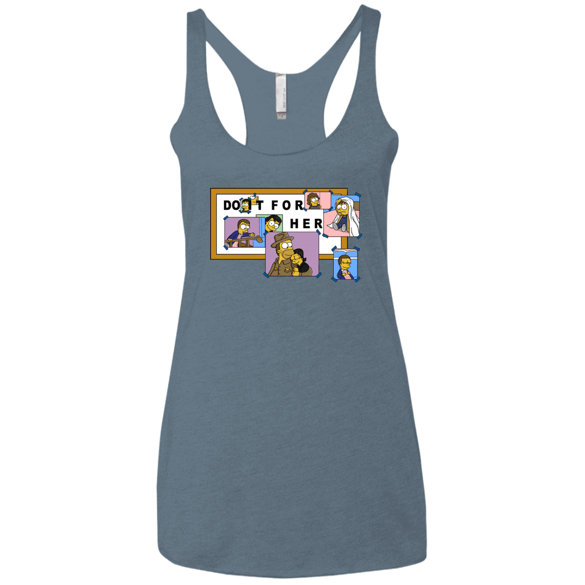T-Shirts Indigo / X-Small Do it for Eleven Women's Triblend Racerback Tank