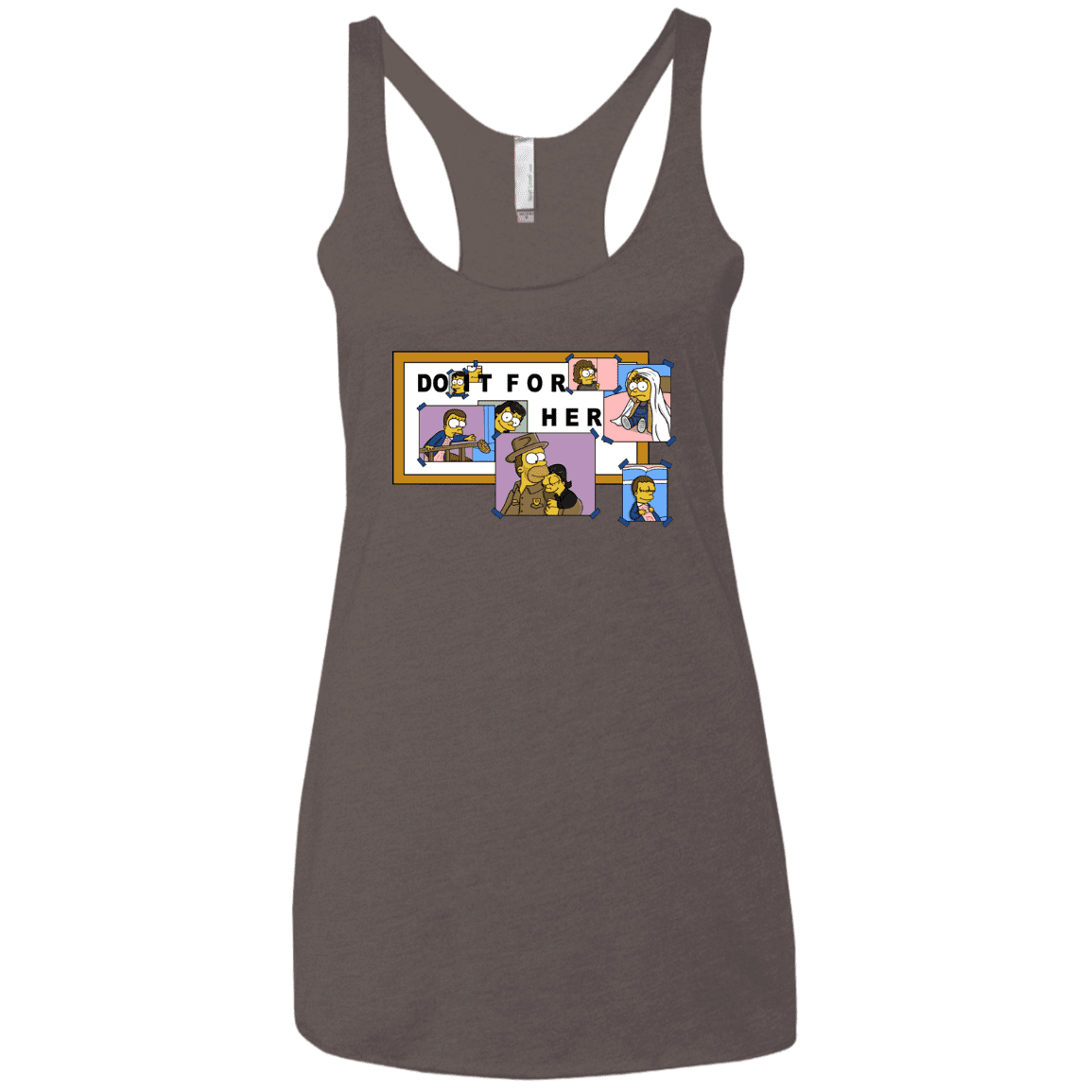 T-Shirts Macchiato / X-Small Do it for Eleven Women's Triblend Racerback Tank