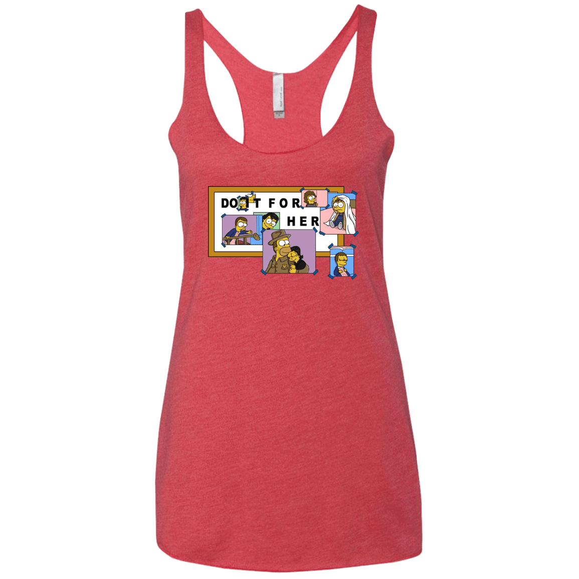 T-Shirts Vintage Red / X-Small Do it for Eleven Women's Triblend Racerback Tank