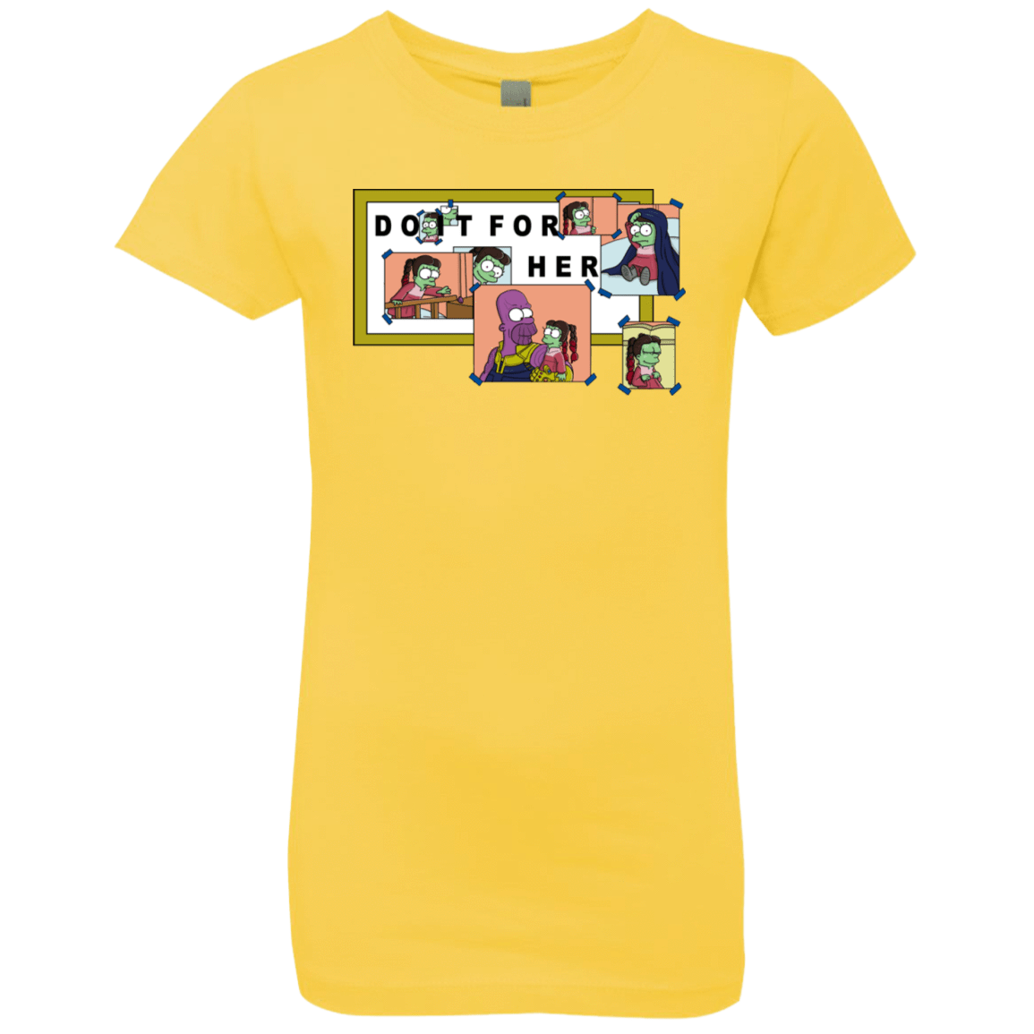 T-Shirts Vibrant Yellow / YXS Do it for Gamora Girls Premium T-Shirt