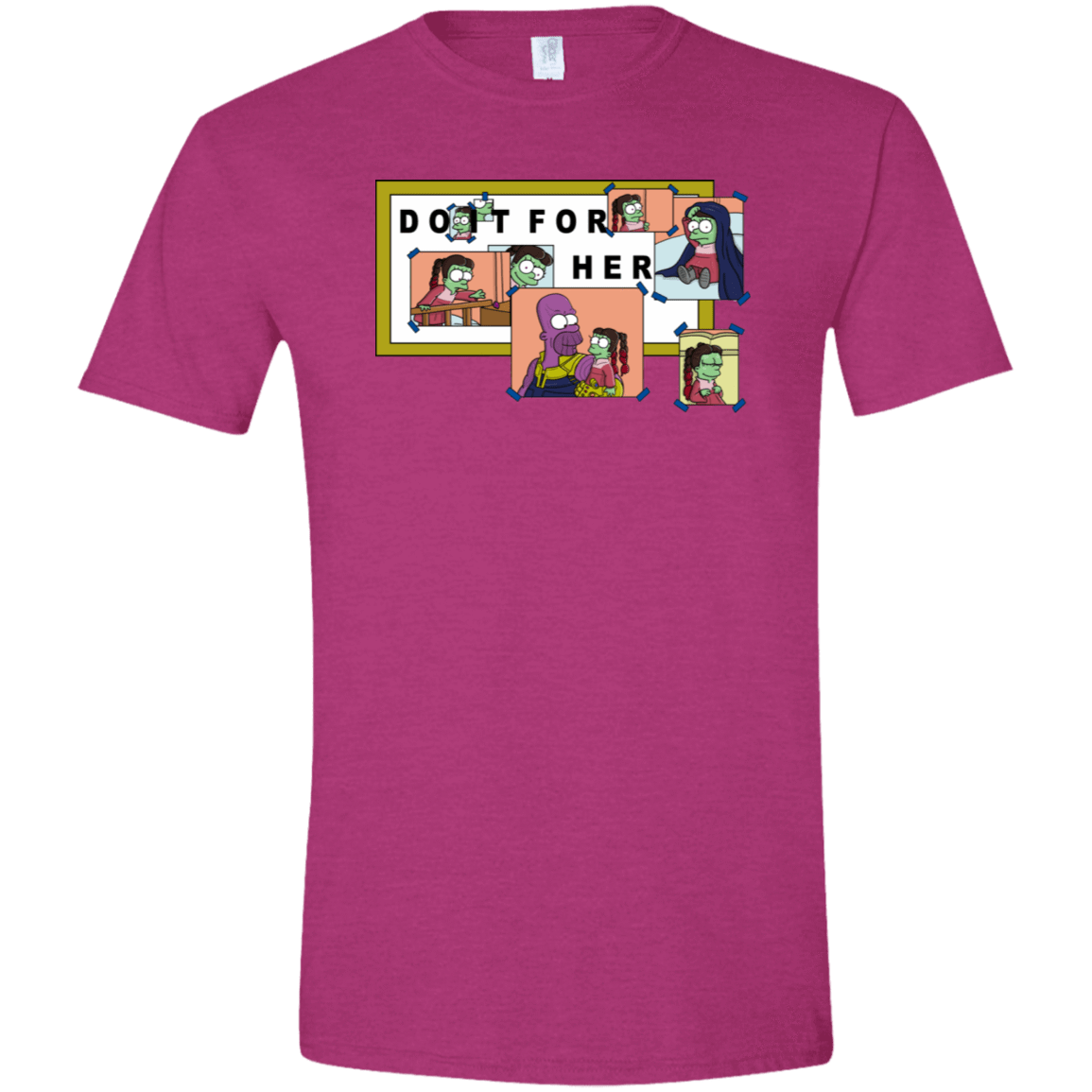 T-Shirts Antique Heliconia / S Do it for Gamora Men's Semi-Fitted Softstyle