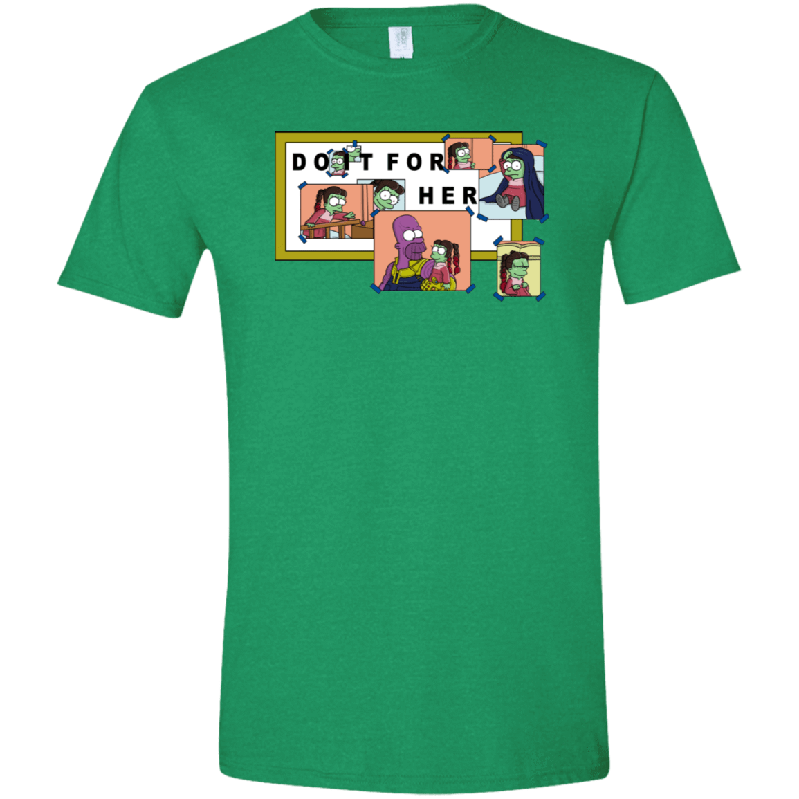 T-Shirts Heather Irish Green / S Do it for Gamora Men's Semi-Fitted Softstyle