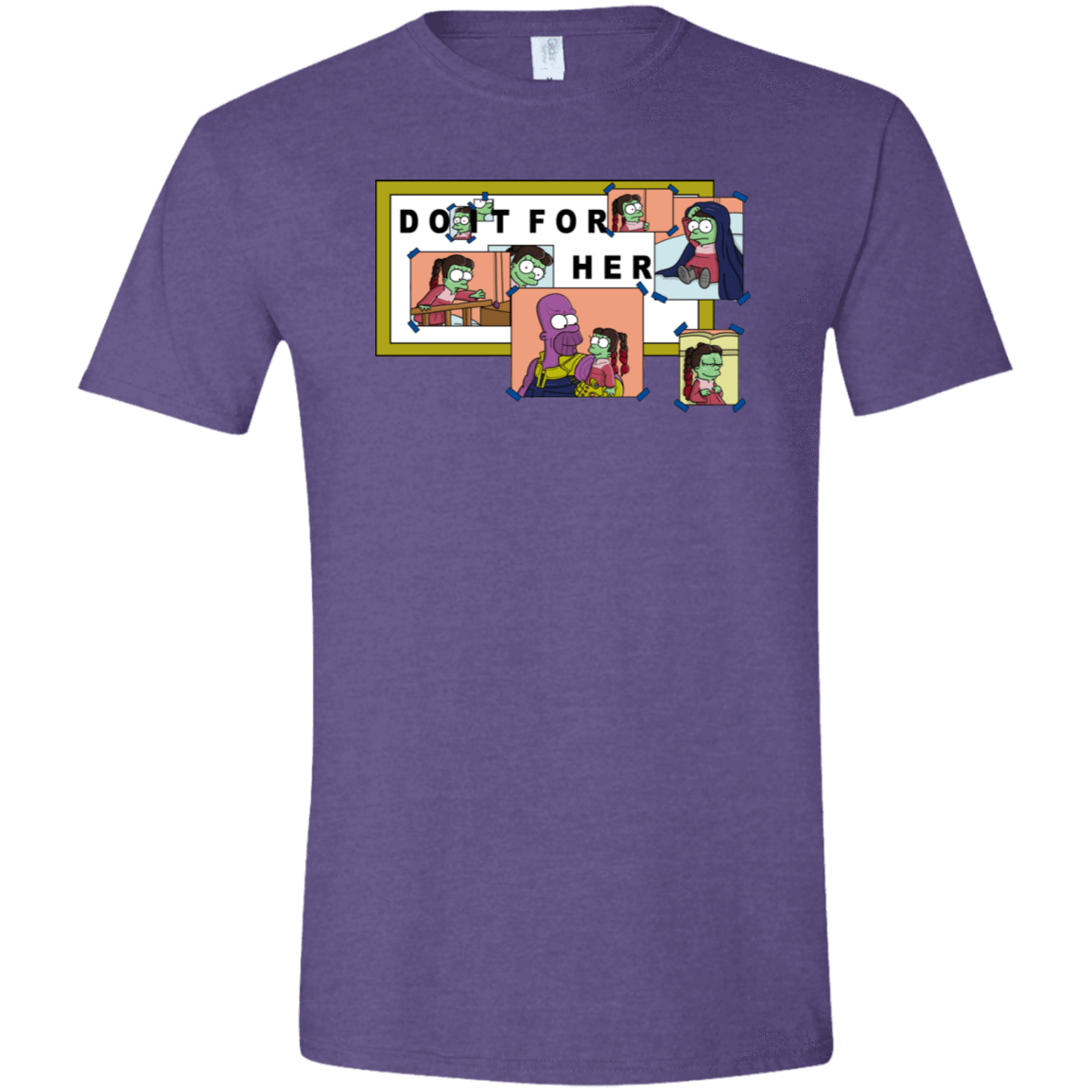T-Shirts Heather Purple / S Do it for Gamora Men's Semi-Fitted Softstyle