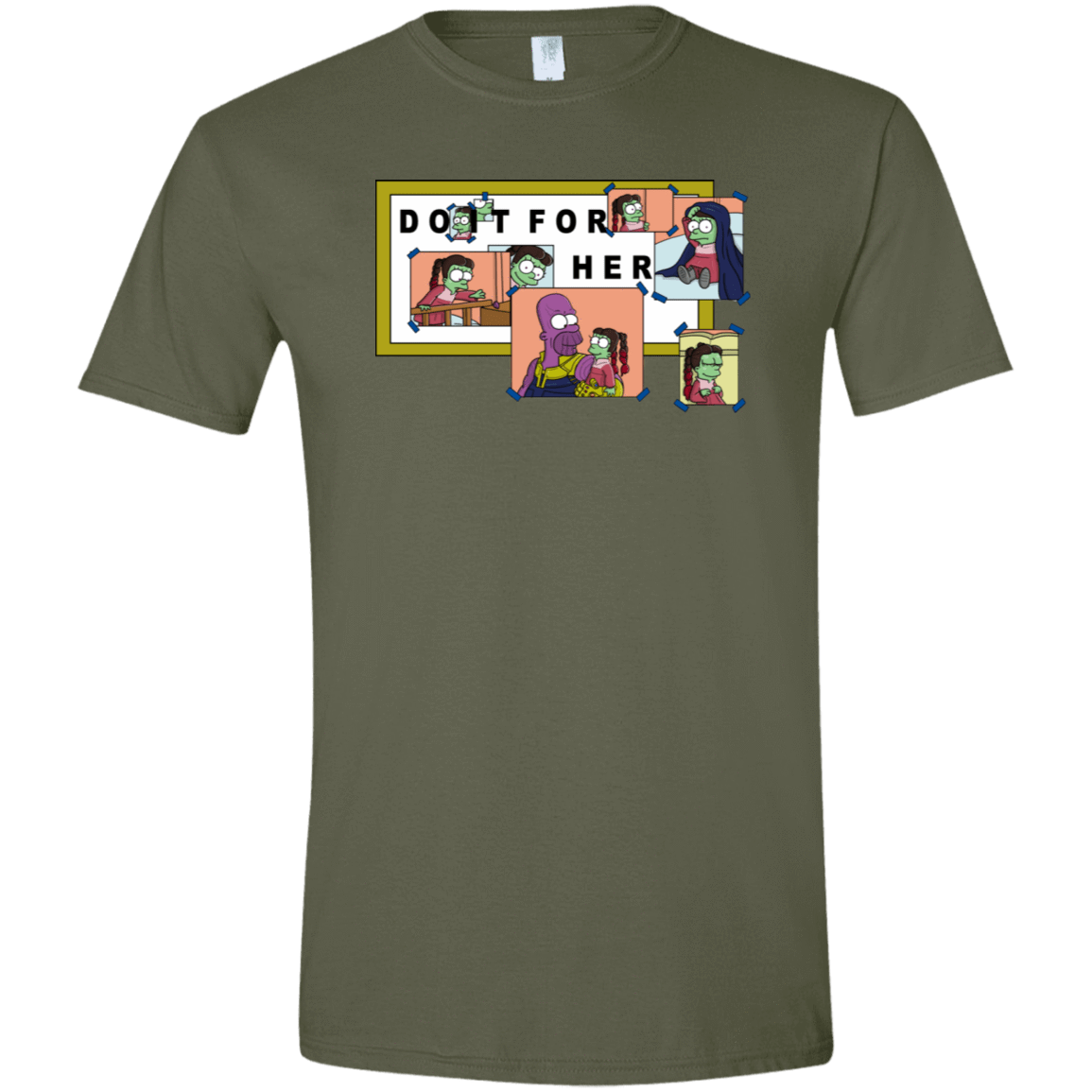 T-Shirts Military Green / S Do it for Gamora Men's Semi-Fitted Softstyle