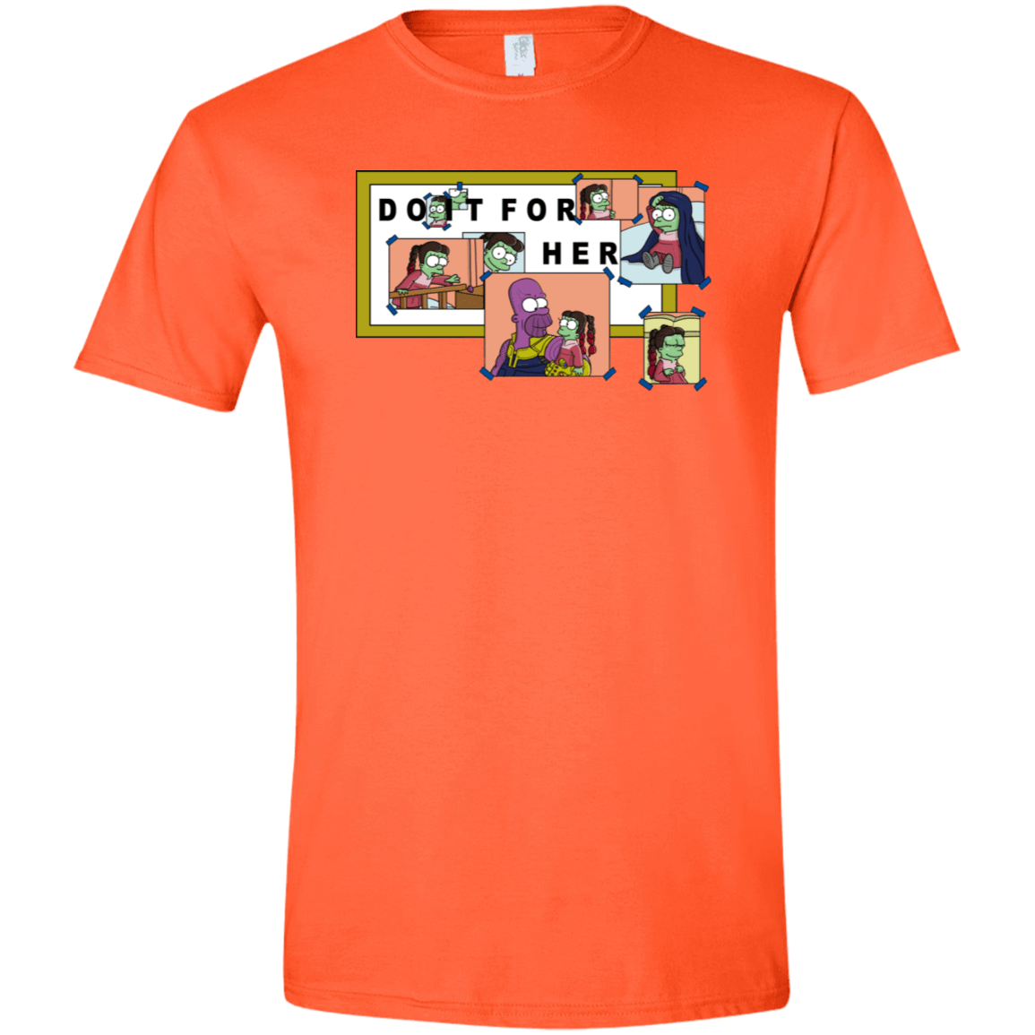 T-Shirts Orange / S Do it for Gamora Men's Semi-Fitted Softstyle