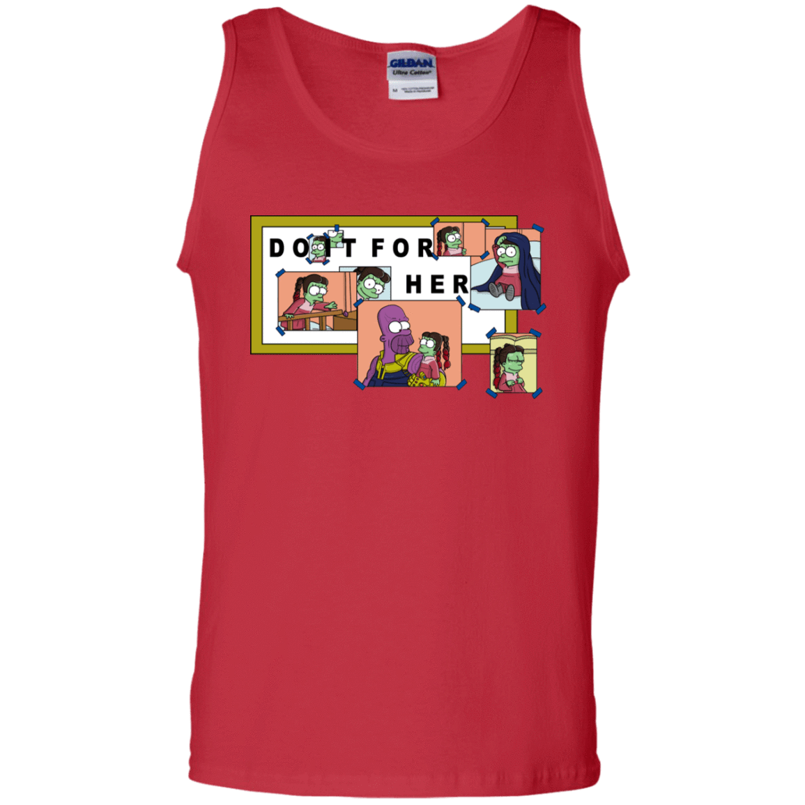 T-Shirts Red / S Do it for Gamora Men's Tank Top