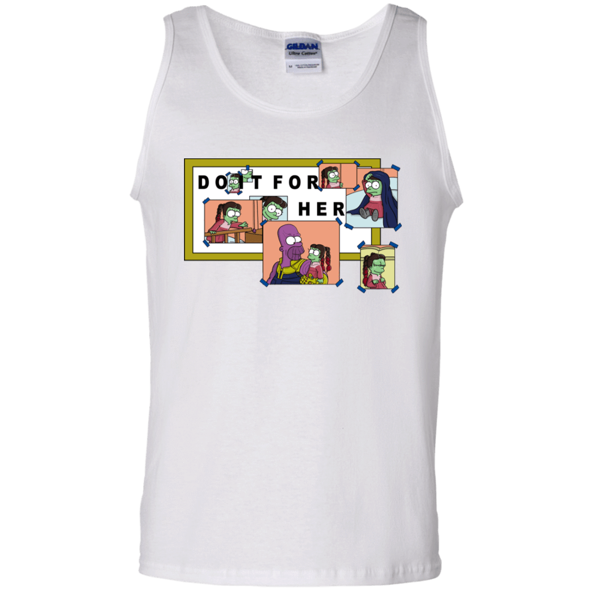 T-Shirts White / S Do it for Gamora Men's Tank Top
