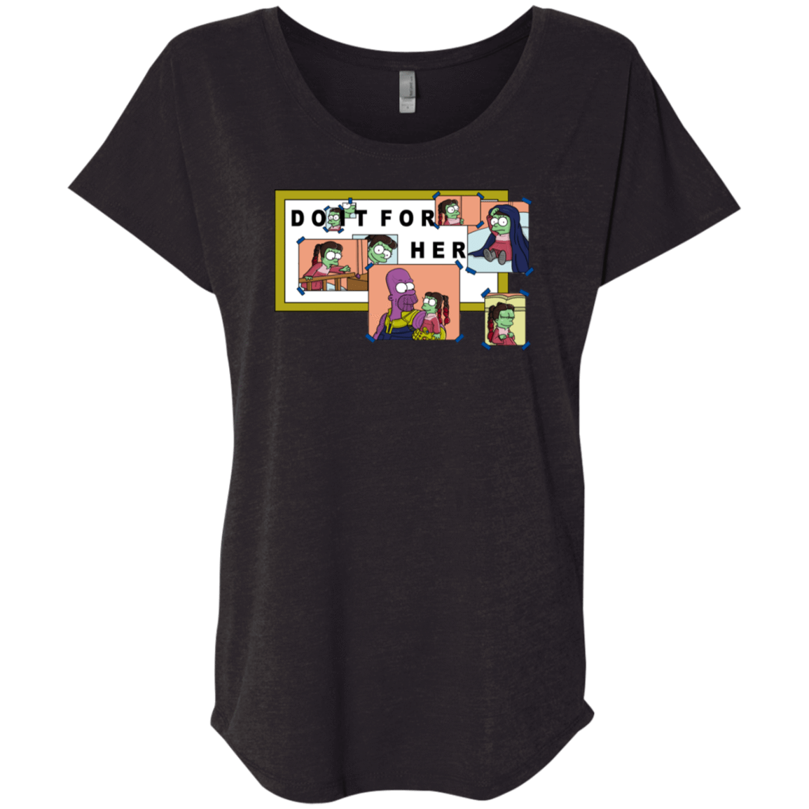 T-Shirts Vintage Black / X-Small Do it for Gamora Triblend Dolman Sleeve