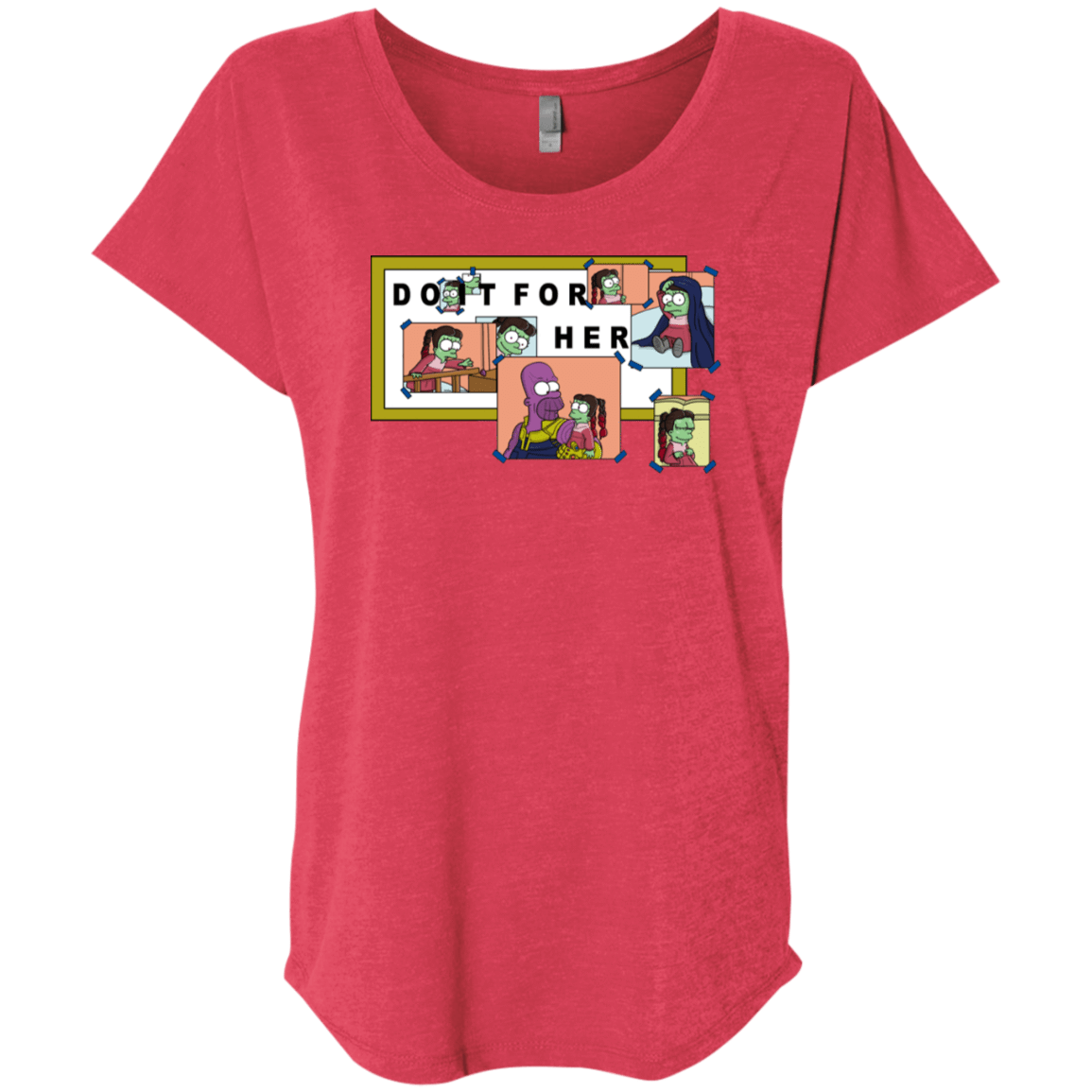 T-Shirts Vintage Red / X-Small Do it for Gamora Triblend Dolman Sleeve