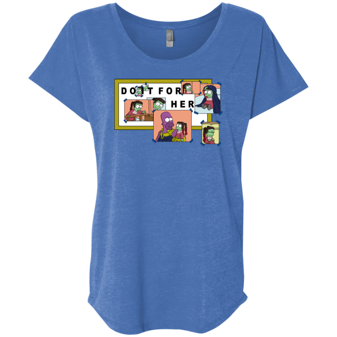 T-Shirts Vintage Royal / X-Small Do it for Gamora Triblend Dolman Sleeve