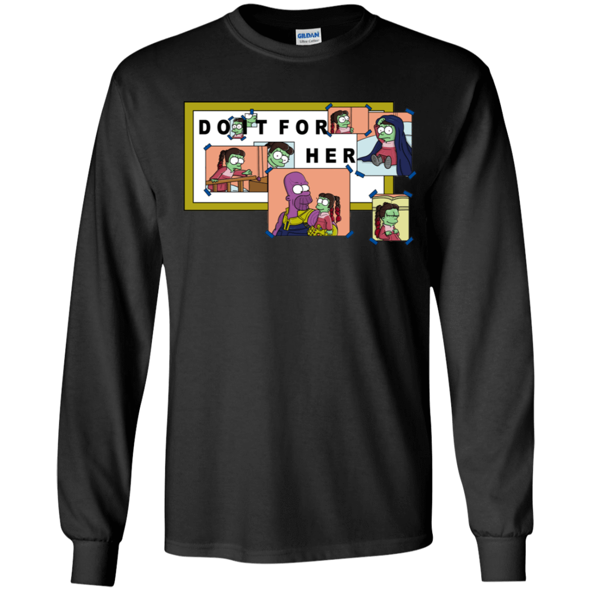T-Shirts Black / YS Do it for Gamora Youth Long Sleeve T-Shirt