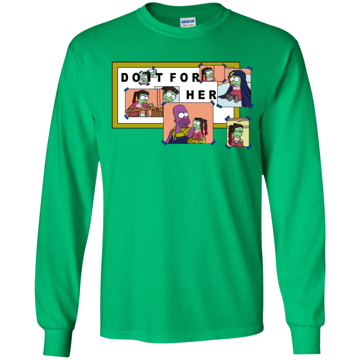 T-Shirts Irish Green / YS Do it for Gamora Youth Long Sleeve T-Shirt