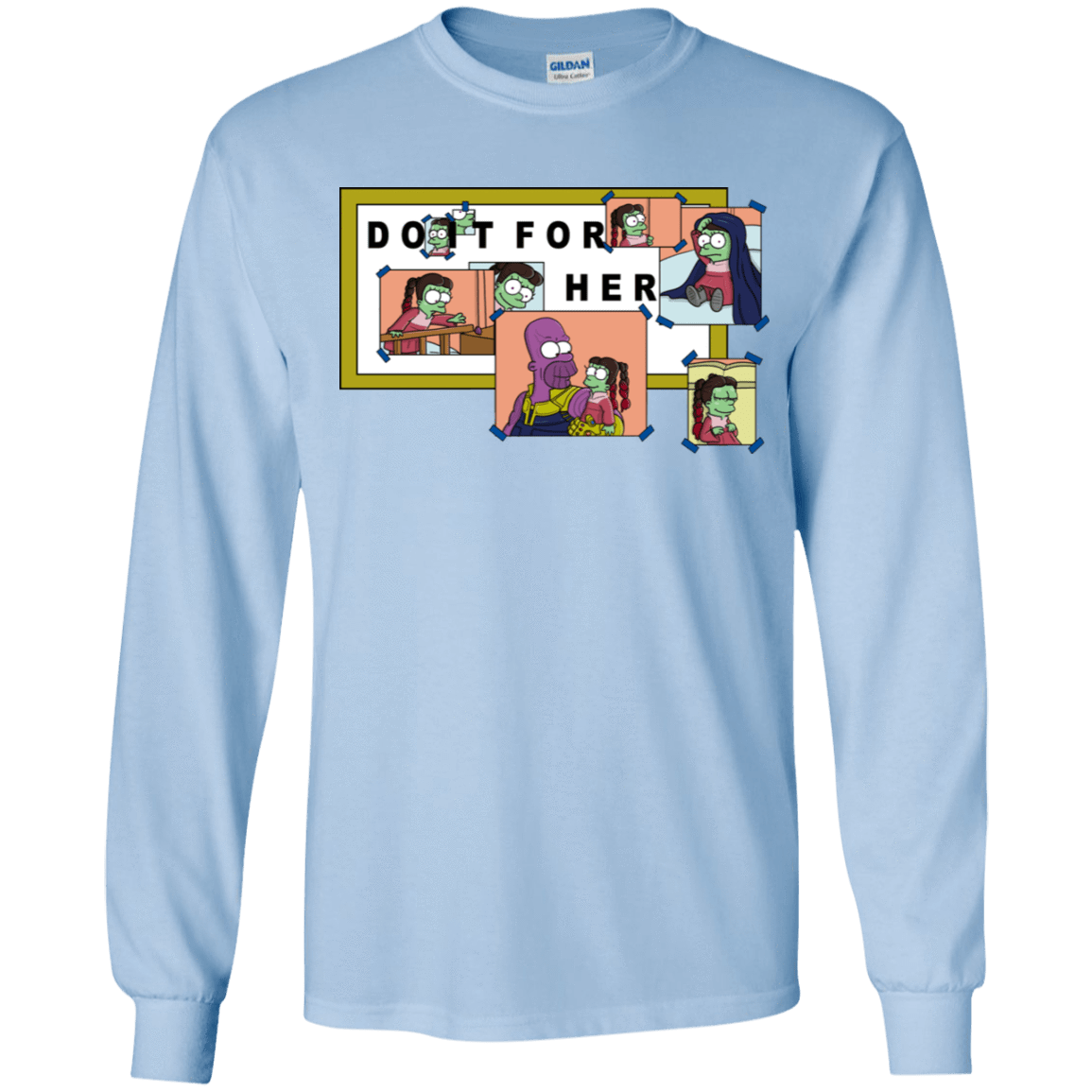 T-Shirts Light Blue / YS Do it for Gamora Youth Long Sleeve T-Shirt