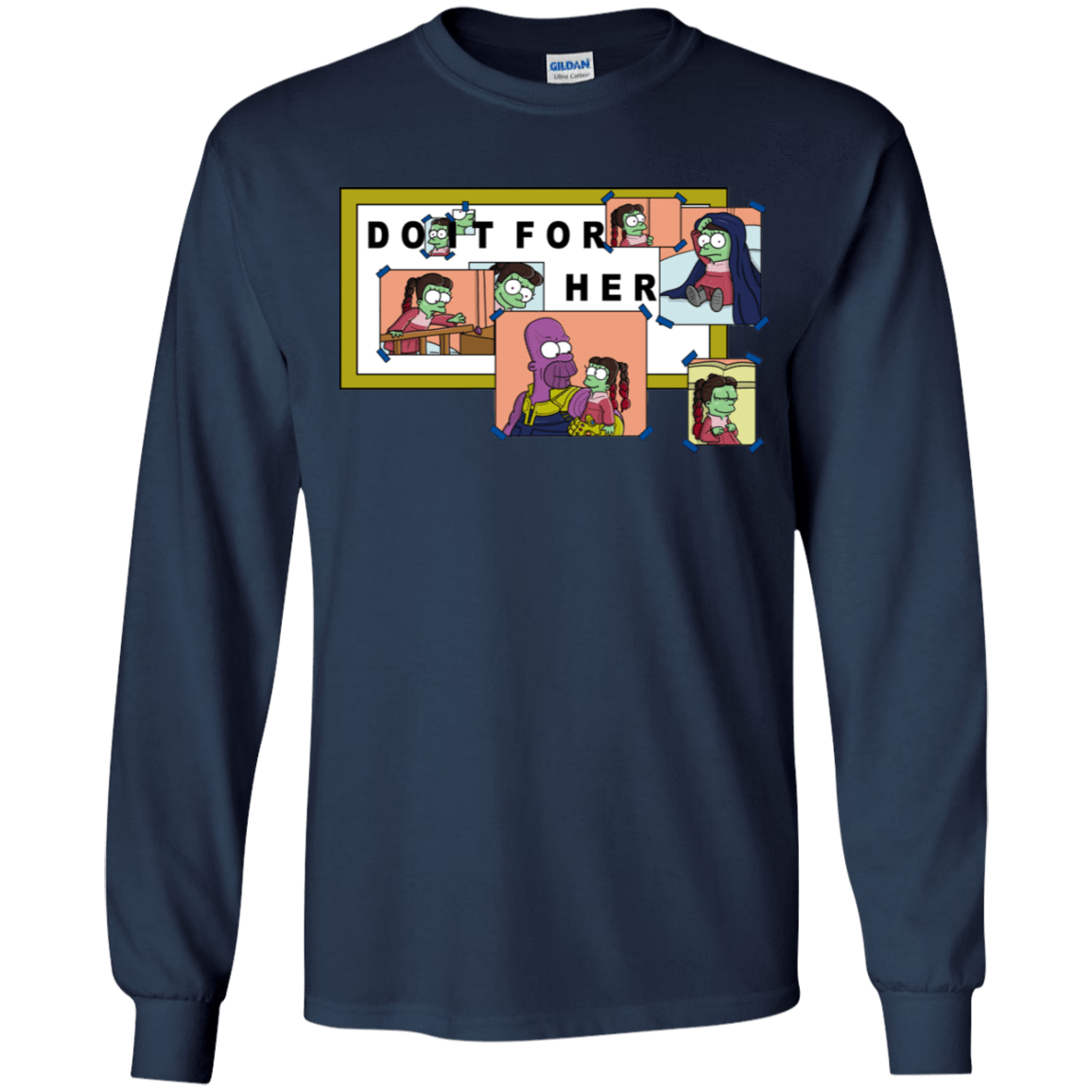 T-Shirts Navy / YS Do it for Gamora Youth Long Sleeve T-Shirt
