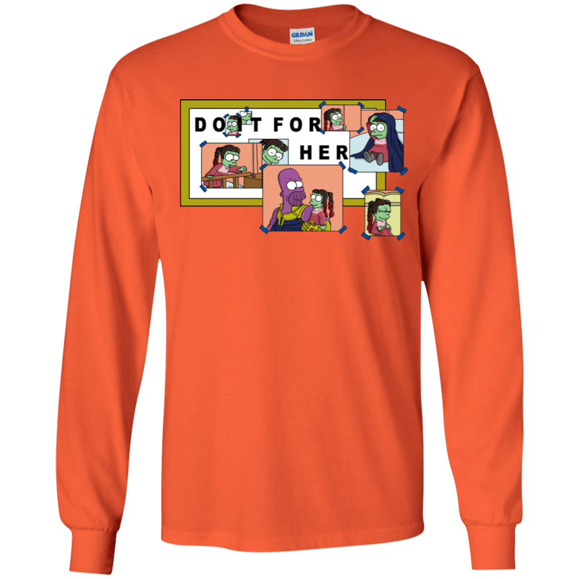 T-Shirts Orange / YS Do it for Gamora Youth Long Sleeve T-Shirt