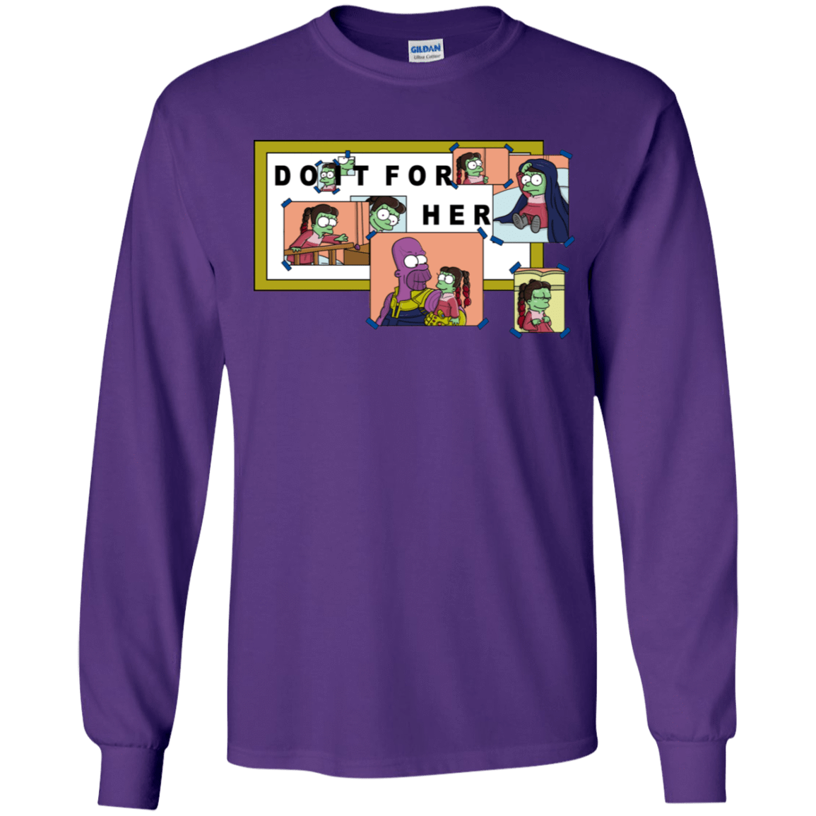 T-Shirts Purple / YS Do it for Gamora Youth Long Sleeve T-Shirt